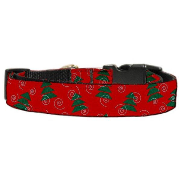 Unconditional Love Christmas Trees Nylon and Ribbon Collars . Extra Small UN751522